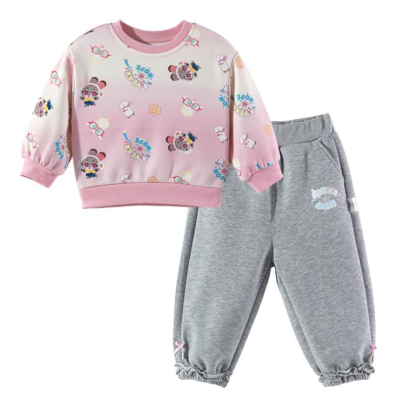 Disney Judy Hopps Girls' Casual Bow Sweatshirt Set