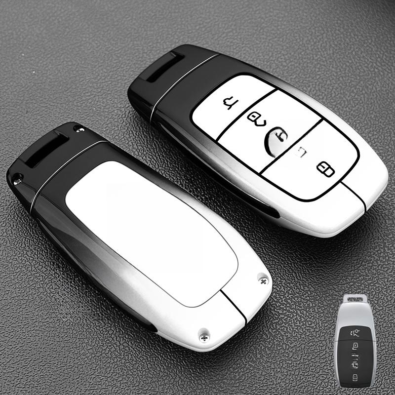 Car Key Case Cover Shell for Mercedes Benz C E S Class GLC W206 W223 W214 E300 C260 C300 S450 S500 S400 Fob Accessories