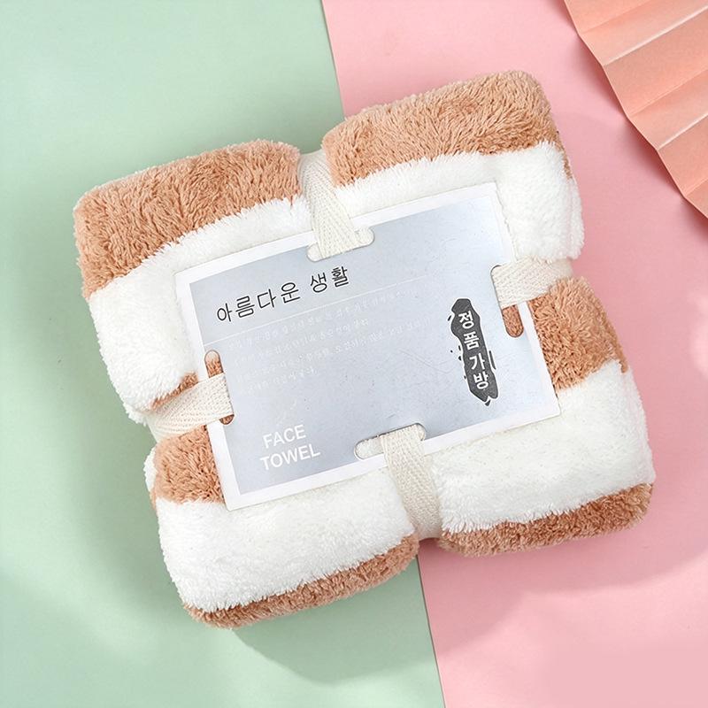 Creative Coral Fleece Warp Knitted Towel - Absorbent Wedding Celebration Souvenir Gift