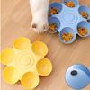 Six-grid Cat Dog Food Water Bowl Plastic Cat Feeding Bowl New Former Cat Food Bowl  Pet