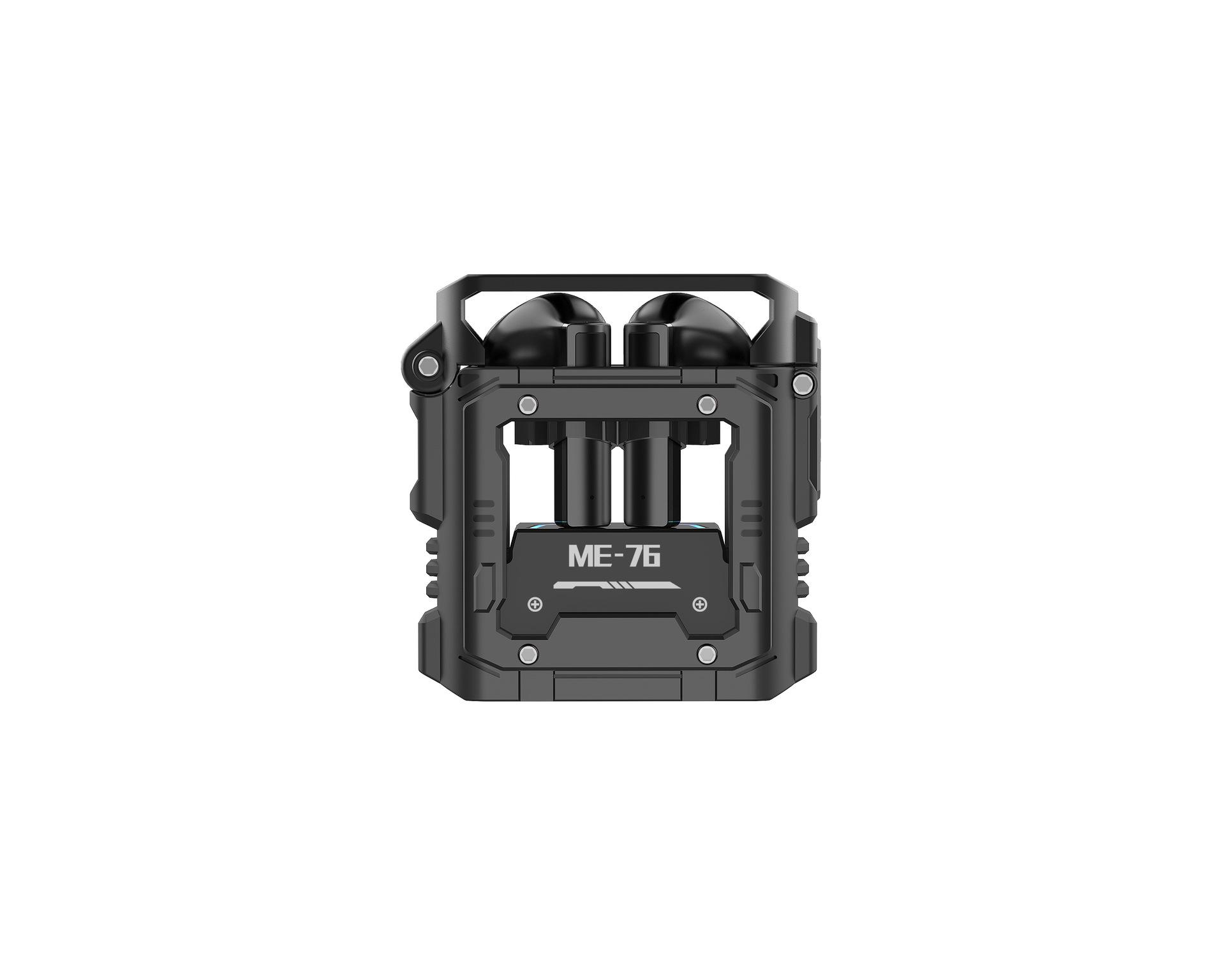 

ME-76 Mecha Alloy Wireless Gaming Earphones - High-Fidelity, Low-Latency, One-Key Pop-Up Bluetooth.