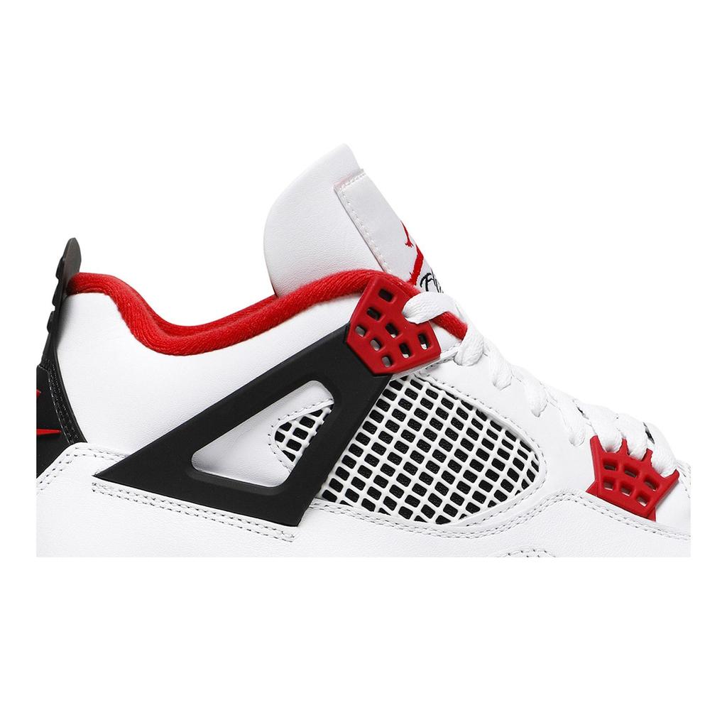 Air Jordan 4 Retro OG 'Fire Red' 2020 (Unisex) White / Black / Tech Grey / Fire Red Vintage Basketball Shoes DC7770 160