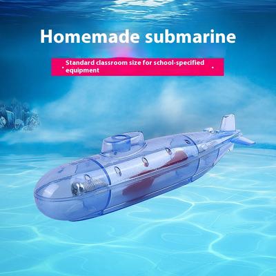 Bastel-Kreatives U-Boot-Schiffsmodell Montessori-Bildung Puzzle Lernen Kinder Zusammenbauen Atmosphärendruck-Experiment