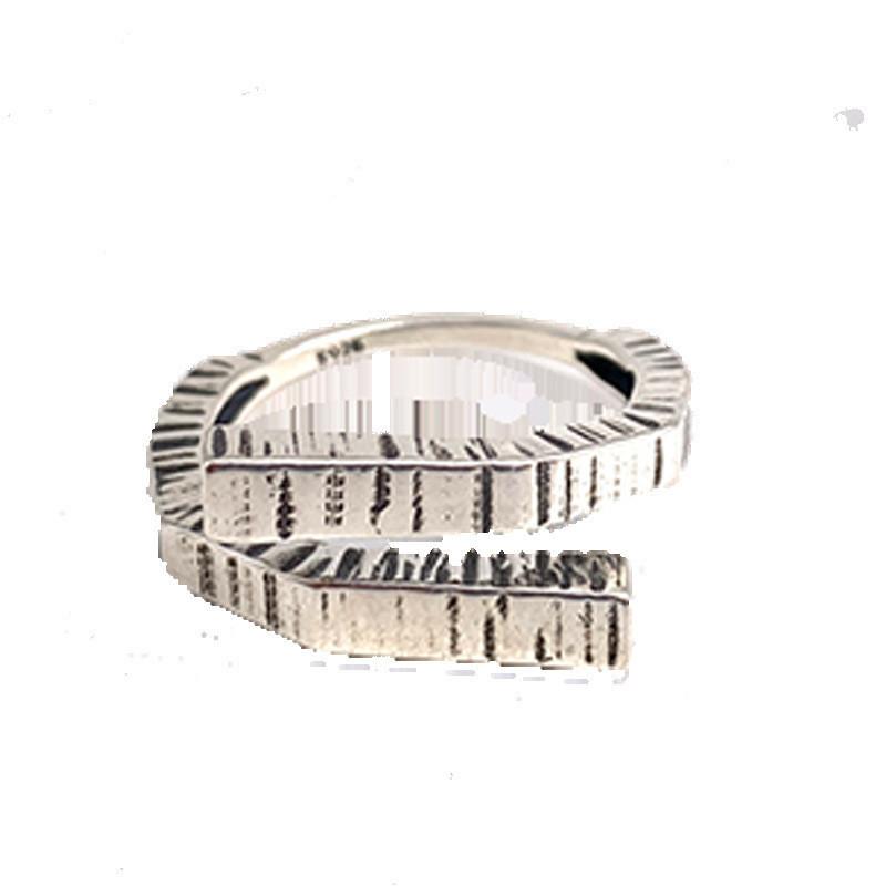 Style Fashionable Ins S925 Silver Ring For Women With Geometric Design For Everyday Wear