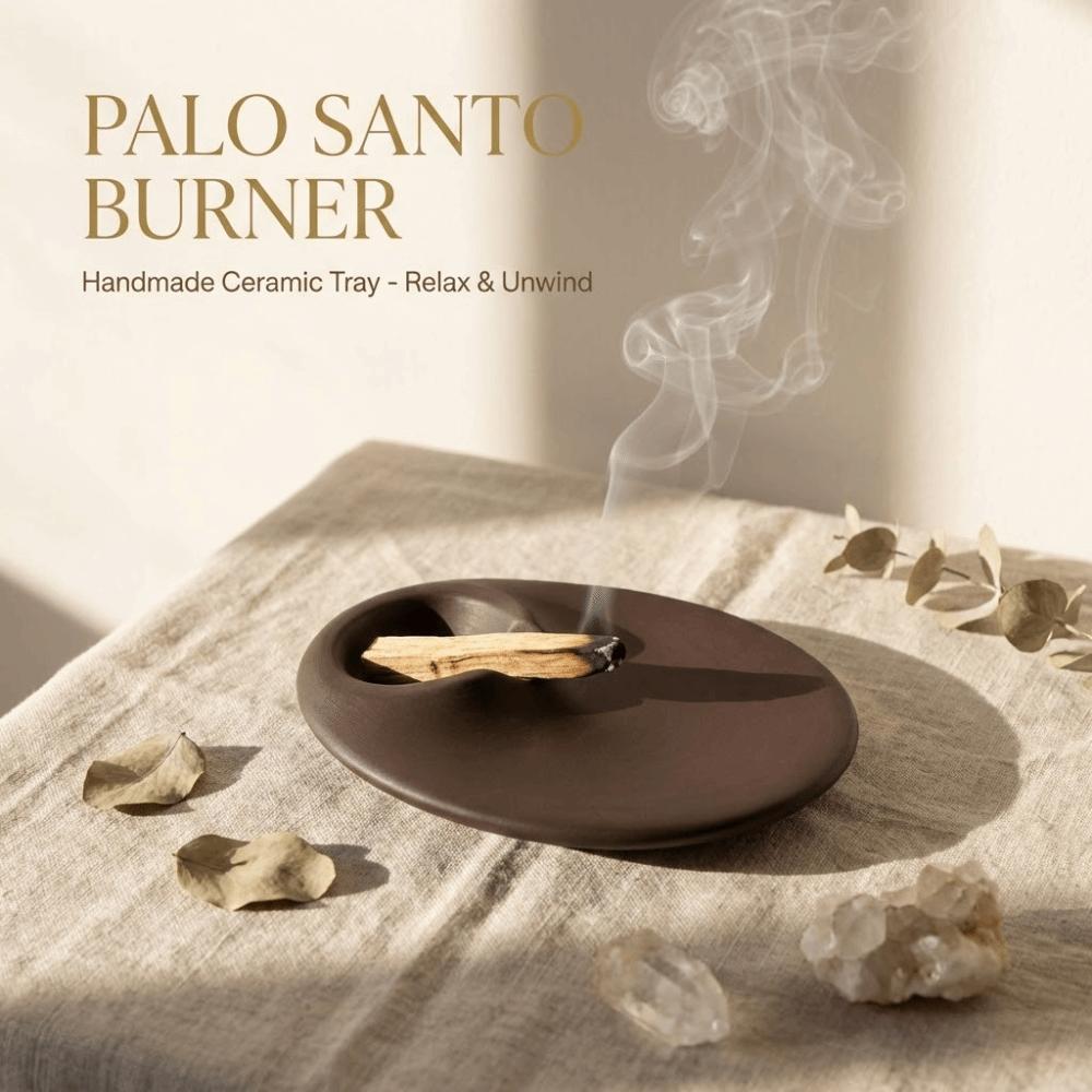 Ethnic Handmade Palo Santo Holder Vintage Zen Incense Stick Holder Craft Incense Accessories Palo Santo Burning Tray Yoga Room