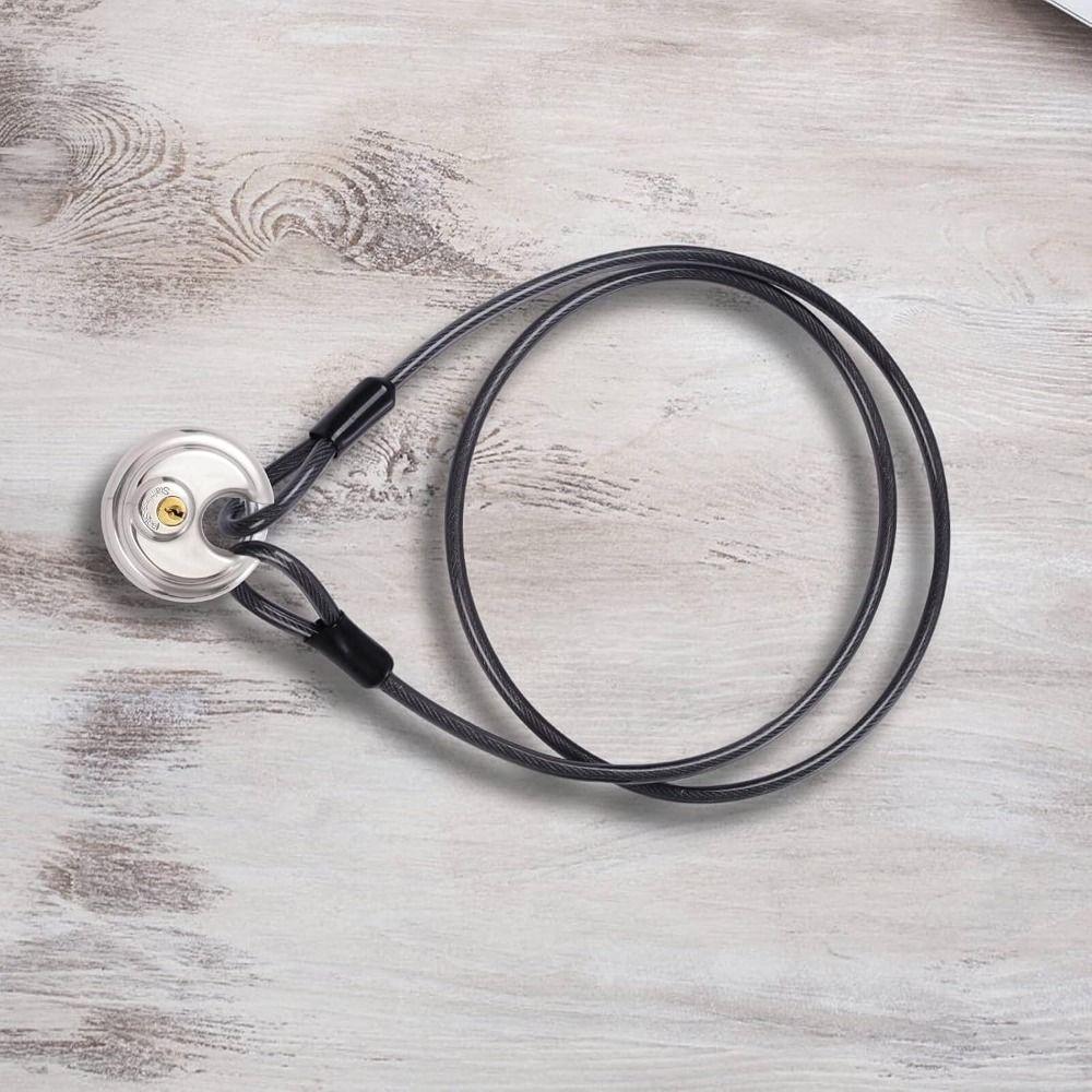 Flexible Thick Security Chain Anti-Theft Steel Wire Braided Rope Bike Lock Cable  Outdoor