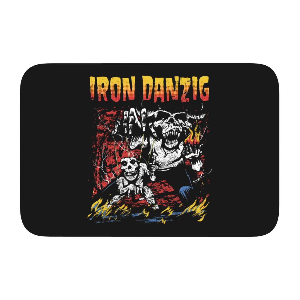 Danzig Heavy Metal Rock Band Gothic Fußmatte Rutschfeste Badezimmer Küchenmatte Toilettenboden Eingangsteppich Teppich