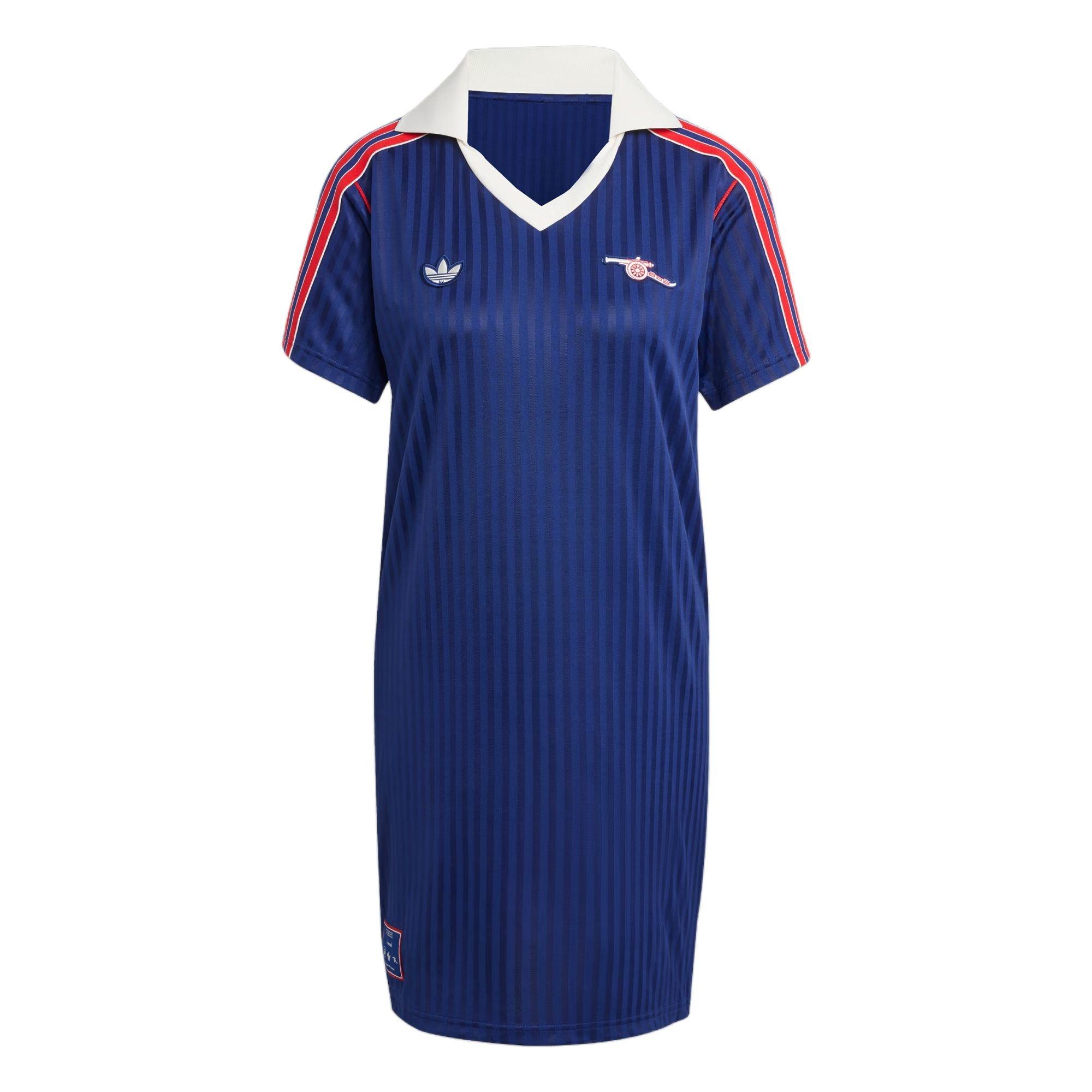 (WMNS) adidas Arsenal Terrace Icons Dress Asia Sizing Navy Red Women s JF0565 L