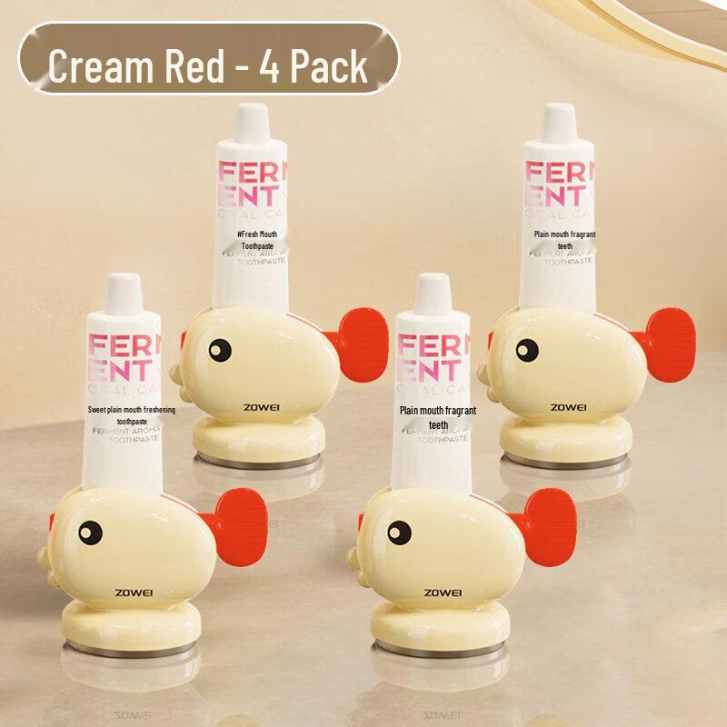 LIEI Automatic Suction Cup Wall-Mounted Toothpaste Dispenser