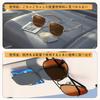 Car Sunglasses Leather Easy Sun Visor Card Glasses Car Accessory [joyoyoo] Holder, Double-Sided, Material, Installation, Mount, & Storage, (Gray)