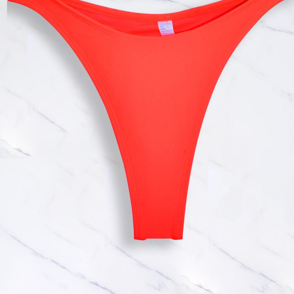 2025 Multicolor European & American Sexy Backless One-Piece Bikini Swimsuit