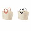 Portable Plastic Dirty Clothes Basket Folding Wall-mounted Laundry Hamper Durable Foldable Laundry Basket Home Use