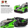 Bburago 1:43 Lamborghini SC63 LMDh Porsche 963 Romeo Racing Model Simulation Car Model Alloy Car Toy Male Collection Gift