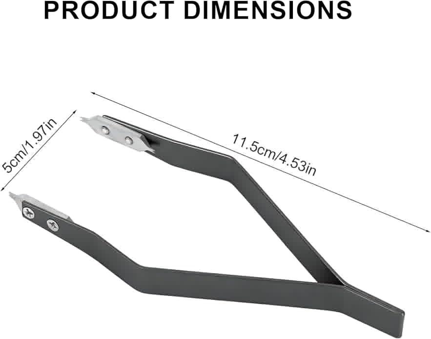 Black Spring Bar Removal Pliers with Y-Type Strap Remover and Spare Pins