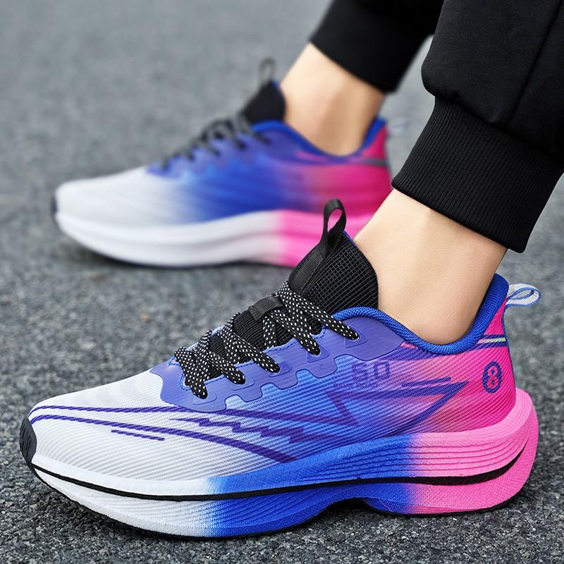 Kids Youth Running Shoes Boys Girls Lightweight Breathable Mesh Sport Sneakers School PE Training