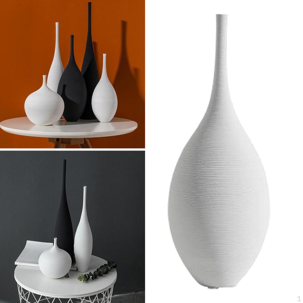 Ceramic Flower Vases, Bud Decorative Vase, Home Decor Centerpieces, Vases for Shelf, Mantle