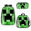 Student Schoolbag Cartoon Backpack Set 3D Digital Printing Backpack