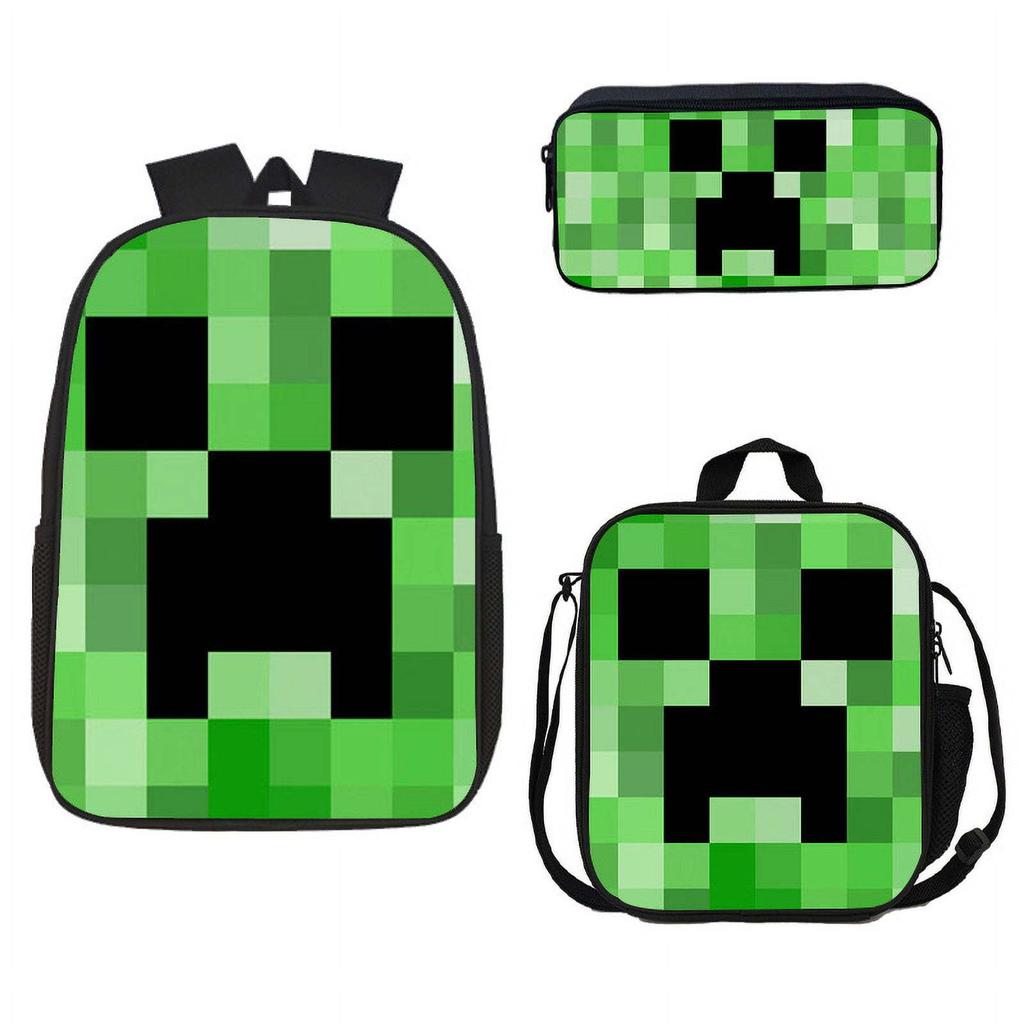 Student Schoolbag Cartoon Backpack Set 3D Digital Printing Backpack