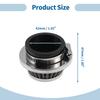 Motoforti Motorcycle Air Filter Air Intake Cleaner Mesh Rubber Metal Air Filter Replacement for Dirt Pit Bike ATV Scooter Moped