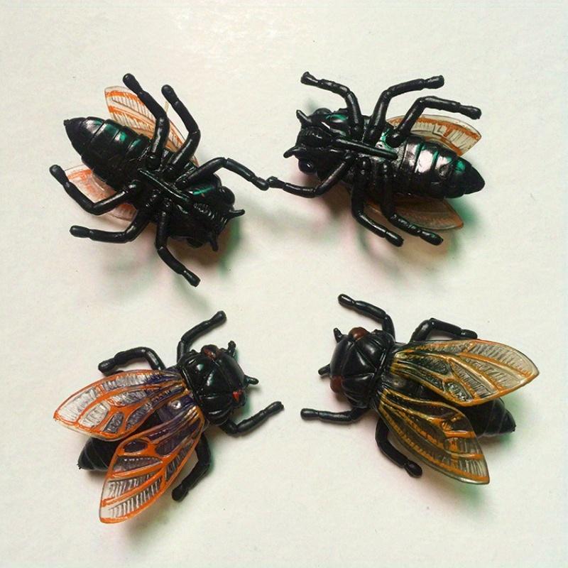 10pcs Simulation Cicada Novelty Ornament Model Ornament Office Furniture Ornament Statues Home Decoration Accessories