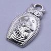Silver Color Animal Pendant Owl Flamingo Butterfly Stainless Steel Pendants For Jewelry Making Supplies Birds Charm DIY Findings