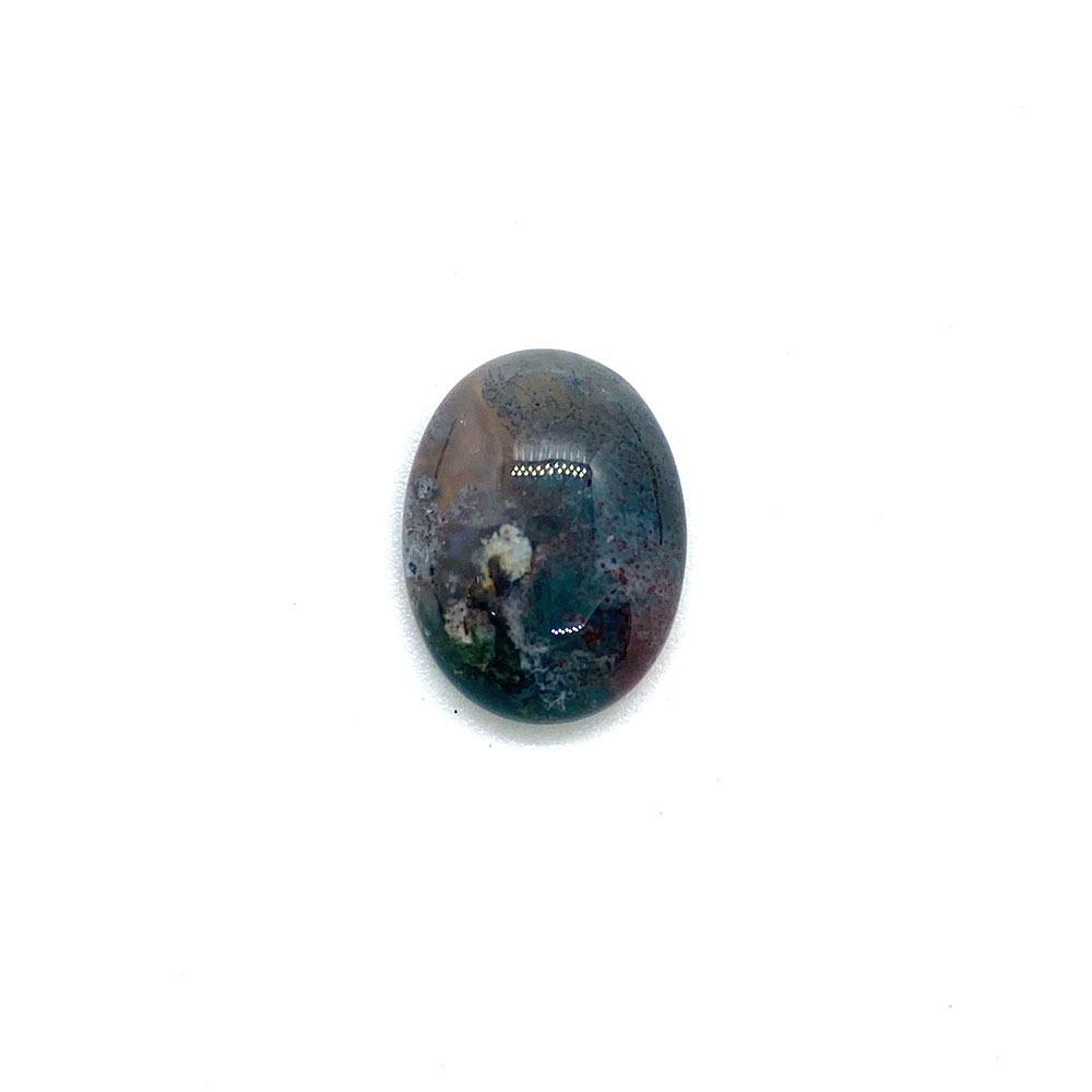 Red Green Ruby Zoisite Opal Cabochon, 18x25mm Flat, Smooth Loose Stone for DIY Jewelry & Accessories
