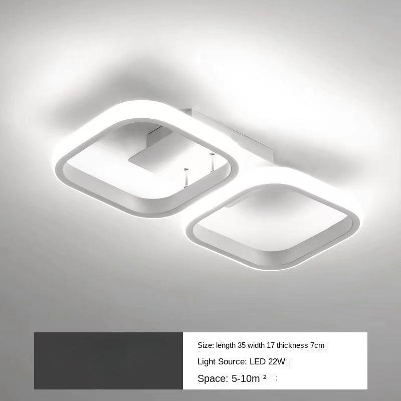 Moderne LED quadratische Deckenleuchte Wohnzimmer Schlafzimmer Arbeitszimmer Deckenleuchte Hotel Restaurant Korridor Innenbeleuchtung Kronleuchter