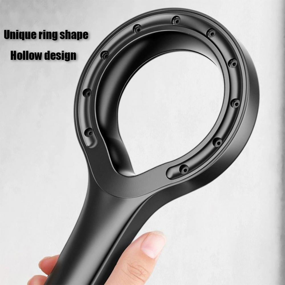 1-3Pcs Ring-shaped ABS Large Panel Spray Water-saving Shower Head Anti-blocking Handheld Bath Showerhead Rainfall Shower Set