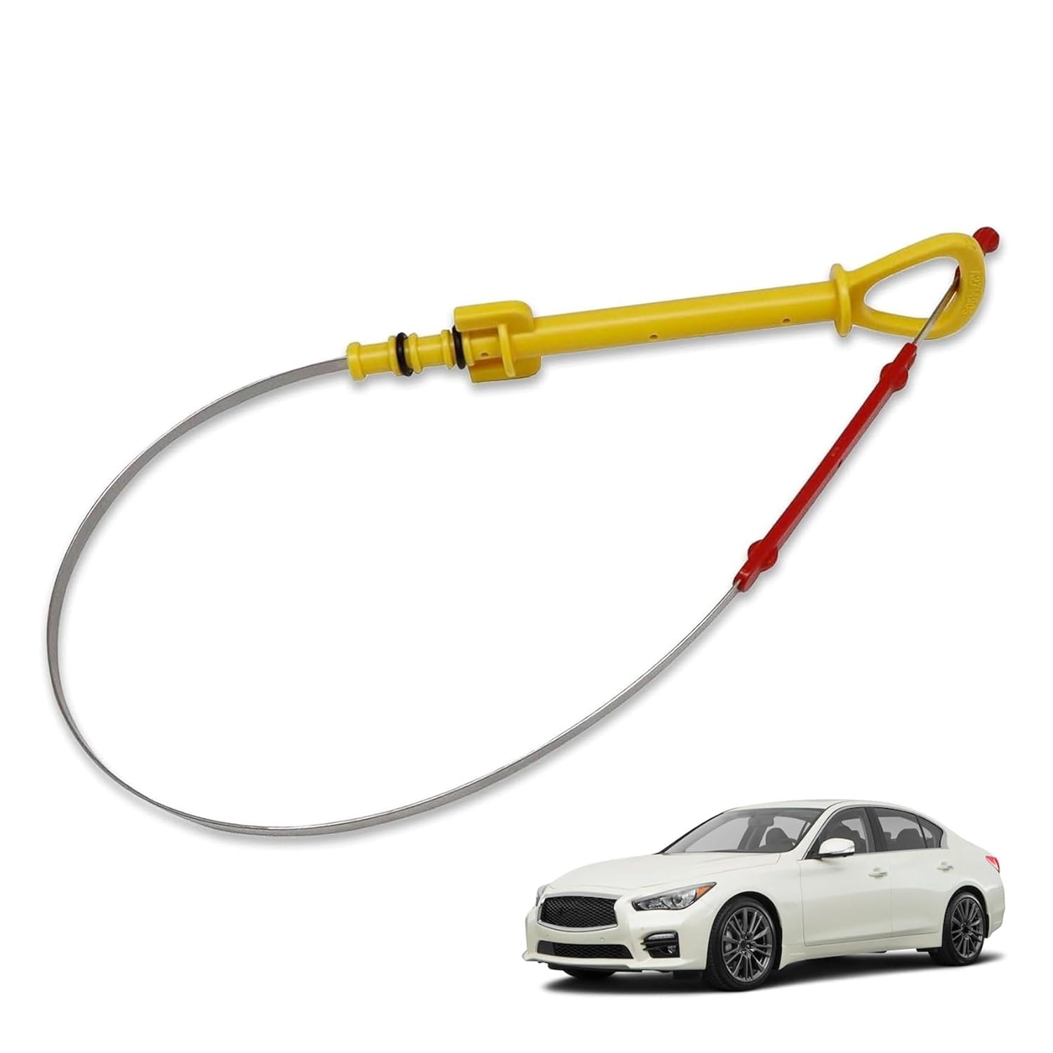 

Priprilod Engine Oil Dip Stick Level Gauge Compatible with Infiniti Q50 2016 2017 2018 2019 Compatible with Infiniti Q60 2017 2018#11140-2V70A