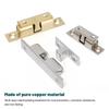 Double Ball Spring Cabinet Lock Adjustable Tension Door Latch Buckle Heavy Duty for Closet Drawer Kitchen Bathroom Furniture