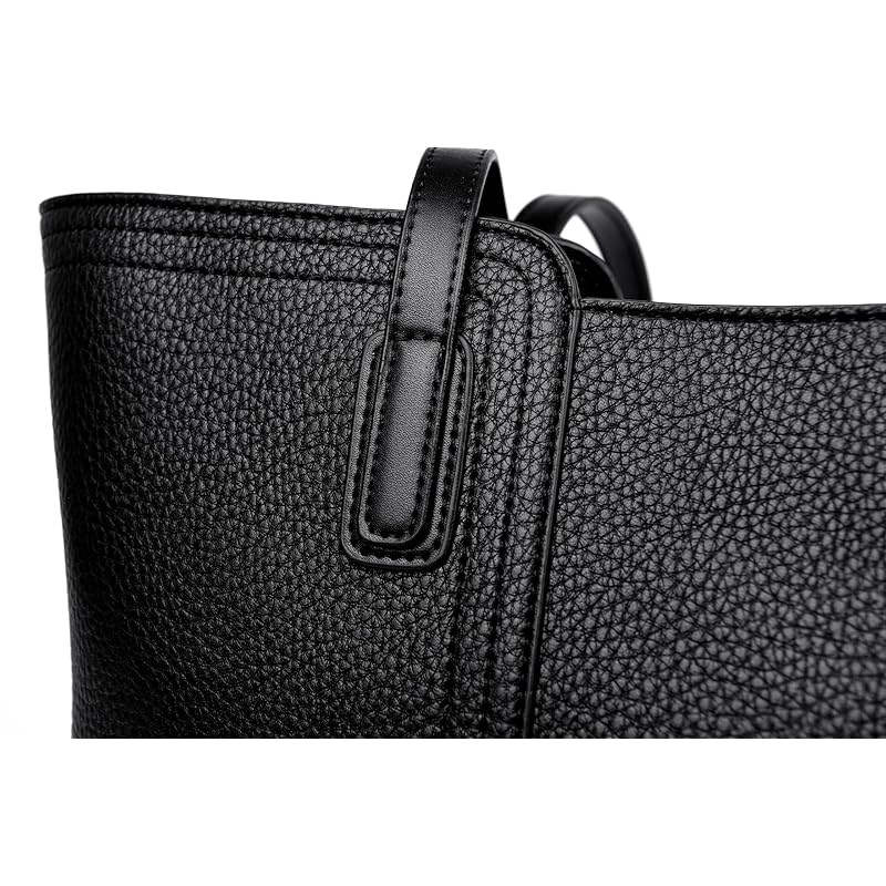 CC-MAX tote bag a4 handbag Looks expensive PU leather casual formal commute With zipper business independence lightweight simple Elegant ladies CC2402