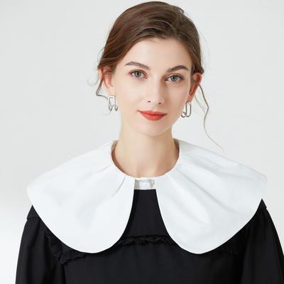 Korean Big Lapel Fake Collar For Womens False Collar Neckwear Decorative Female White Lapel Shirt Detachable Collar Accessories