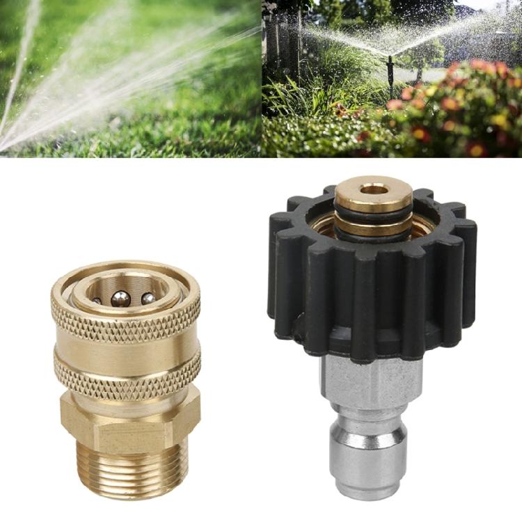 Quick Connector Pressure Washer Adapter 3/8'' Release Set Nozzle Fitting Supplie