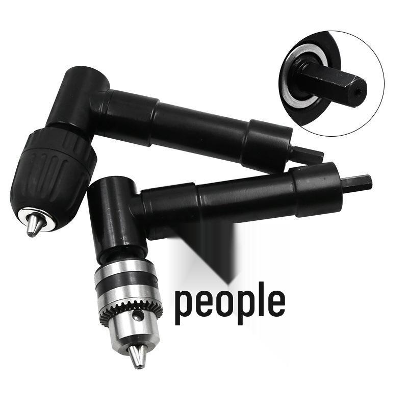 Right Angle Electric Drill Extension with Three-Jaw Chuck