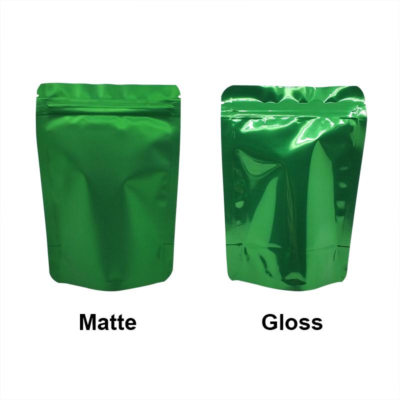 100 pcs Colored Stand Up Zip lock Foil Pouches Aluminum Foil Standing Pouches,Food Storage Stand Up zip lock Bags Free Shipping