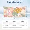 Tropical Leaves Elegance Theme Quick Dry Beach Towel Custom Name Text Print Large Sand Resistant Towel Beach Vacation