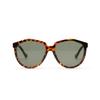 Glasses 95107 Large Frame Black Oval Thin Face Sunglasses Women, Sunglasses Men