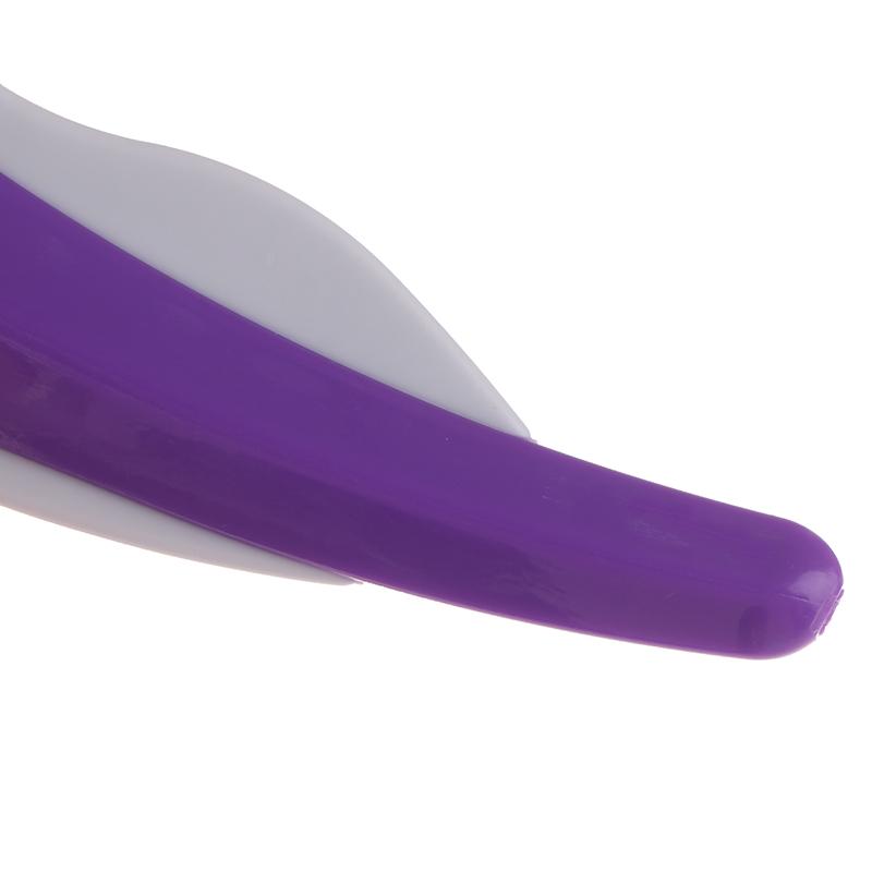 Multi-Layered Bristles Denture Cleaning False Teeth Brush Oral Care Non-Slip Ergonomic Rubber Handle Dual Heads Antibacterial