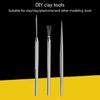 Polymers Clay Sculpting Modelings Needle Detail DIY Potterys Brush Bakeware Acce