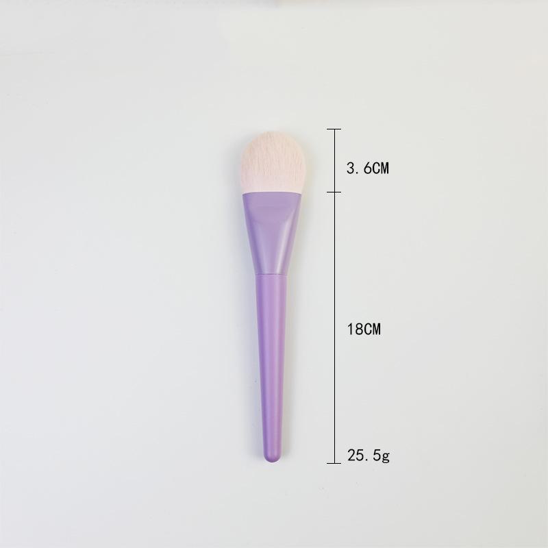 Small Purple Potato 11-Piece Makeup Brush Set: Includes Loose Powder and Eye Shadow Brushes - Beauty Tools Collection