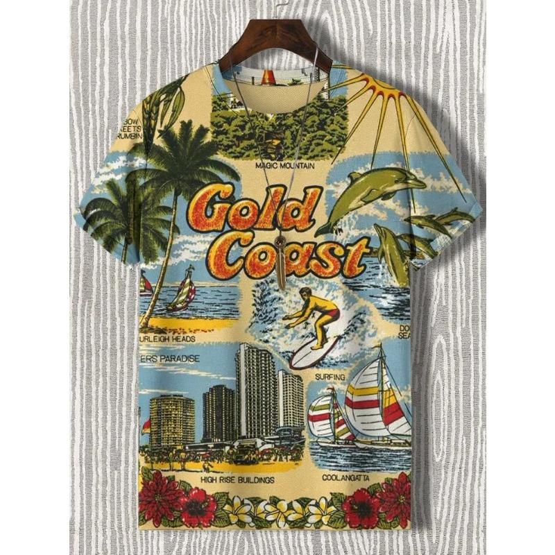 Letní zábava pánská a dámská móda abstraktní zvíře kotě prase potisk tričko ležérní kulatý výstřih tričko