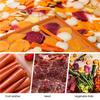 A84X-12X Silicone Dehydrator Trays For Making Fruit Leather, Non Stick Dehydrator Trays With Raised Edge Reusable Mats
