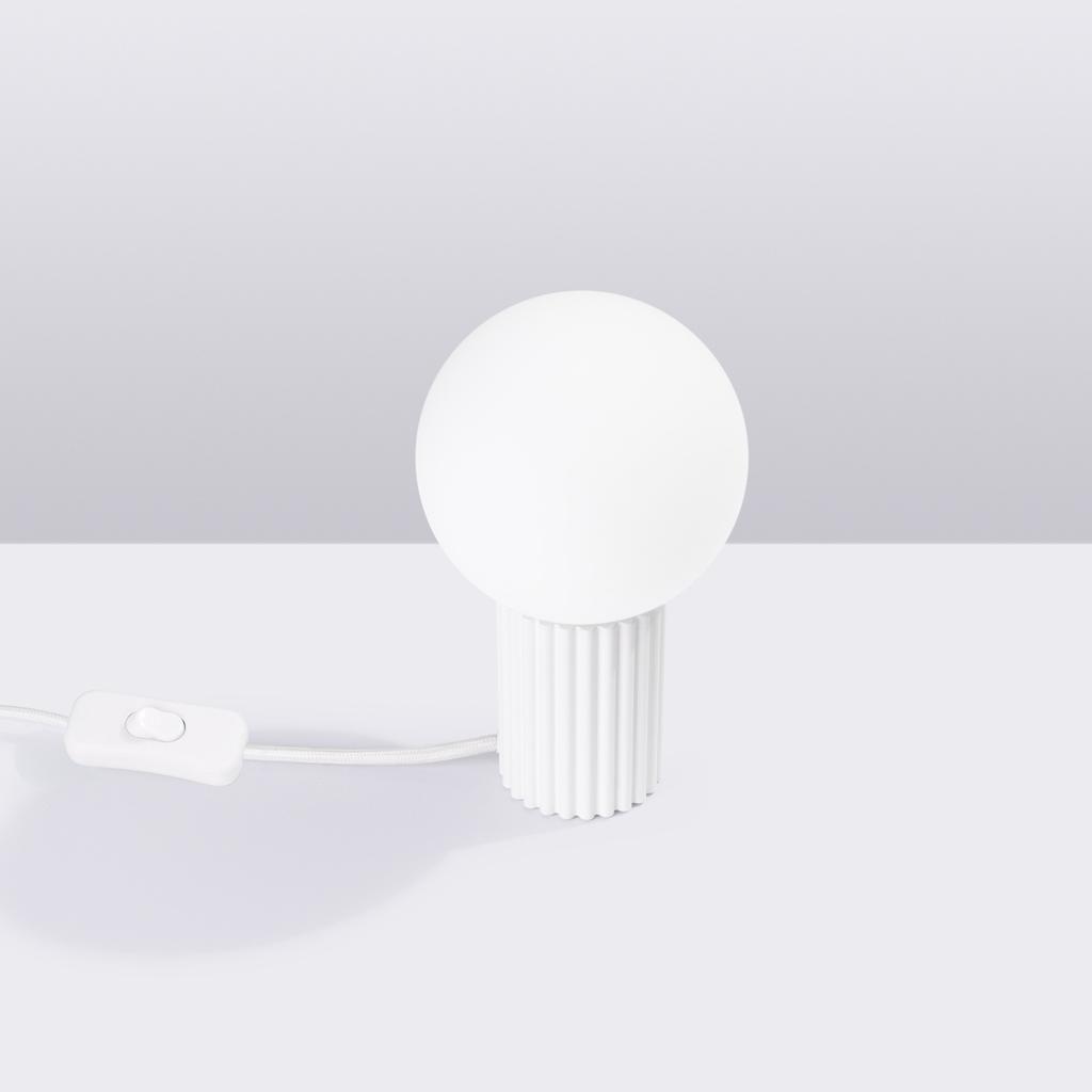 Halo desk lamp white