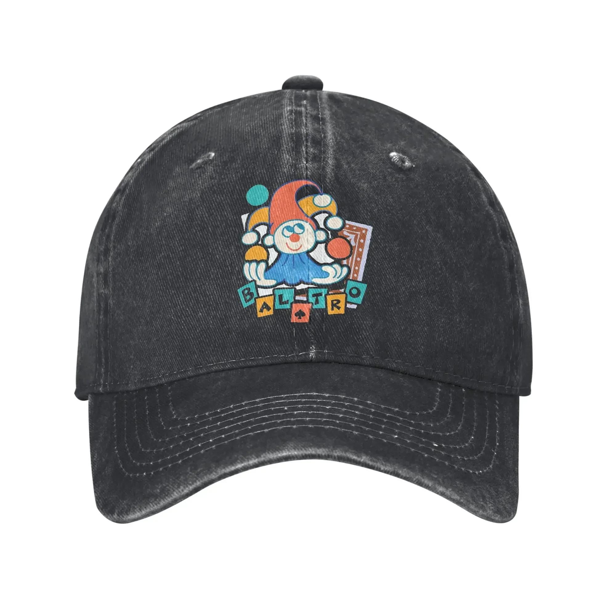 

Balatro Карты Игры Джокер Бейсболки Винтажные Потертые Выстиранные Клоун Snapback Кепка Мужчины Женщины Для улицы Бега Гольфа Регулируемая Кепка Adjustable