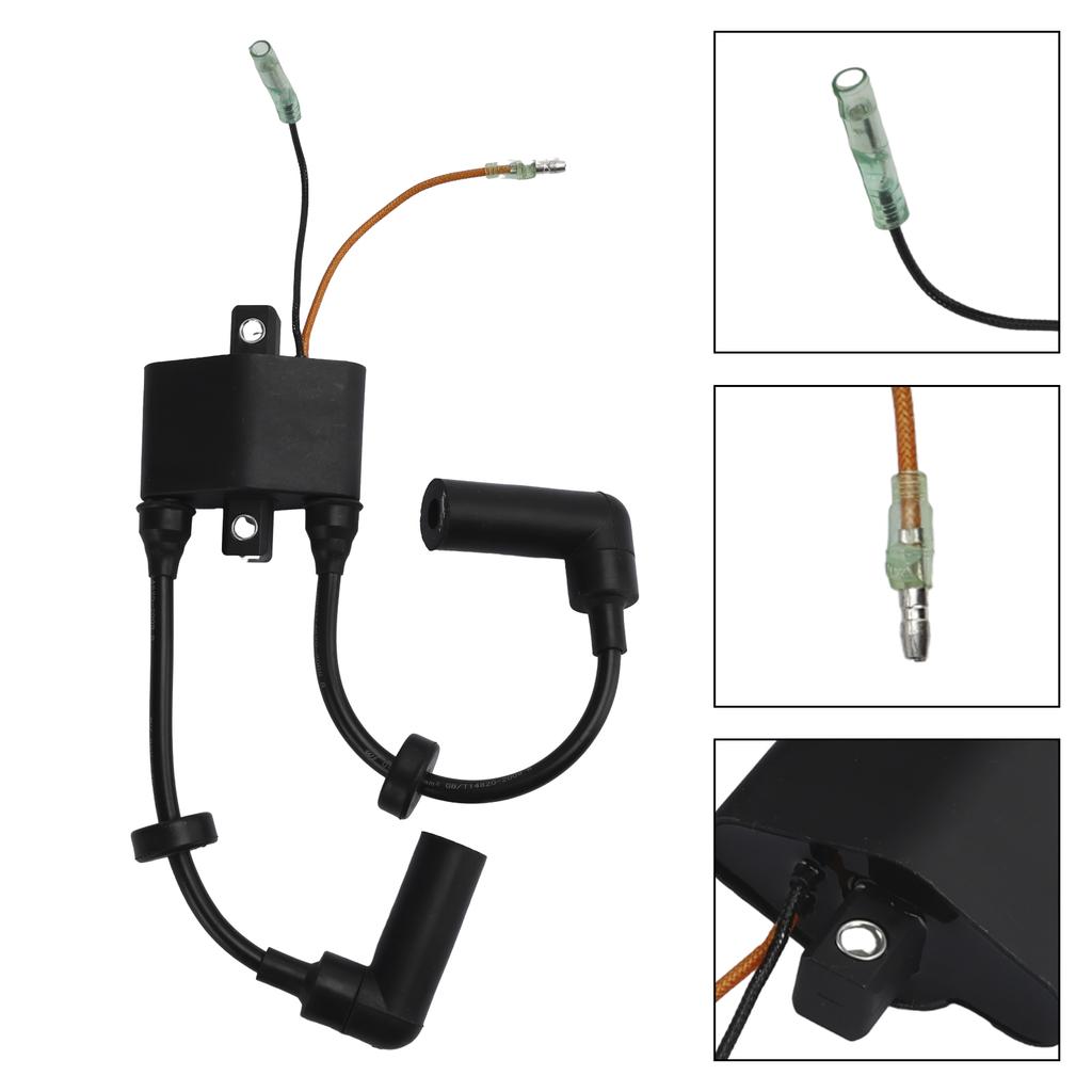 Ignition Coil Fit for Yamaha 9.9hp F9.9 F13.5Ahp F13.5A F15hp F15 25HP 66M-85570