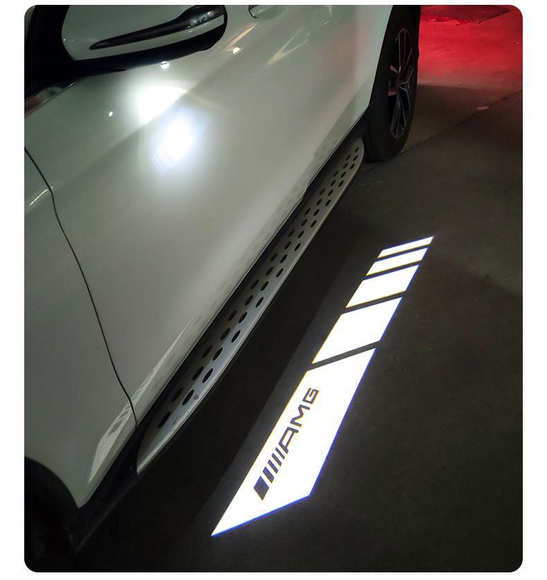 Mercedes-Benz Rearview Mirror Welcome Light for E-Class, A-Class, B-Class, C-Class, S-Class, GLC, EQC - Car Carpet Projection