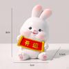 Statue Bunny Figures Decoration Sculptures for Living Room Office Lantern Festival Housewarming