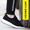 Steel Toe Anti-Puncture Men's Safety Shoes Summer Lightweight Breathable Work Safety Shoes Men Women Work Sneakers
