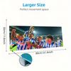 SC Heerenveen Mouse Pad, Large Gaming Desk Mat, Non-slip XXL Mousepad for Laptop & Tablet, Mini PC Playmat with Stitched Edges