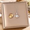 Women's Silver Titanium Steel Necklace with Micro-Inlaid Zircon - Elegant, Durable Clavicle Chain Jewelry